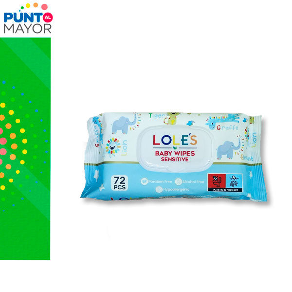 Toallas húmedas Baby Loles 72pc