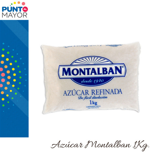 Bulto de 20 kl de Azúcar refinada Montalbán 1 kg TOP 10