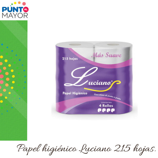 Papel higiénico Luciano 215 hojas