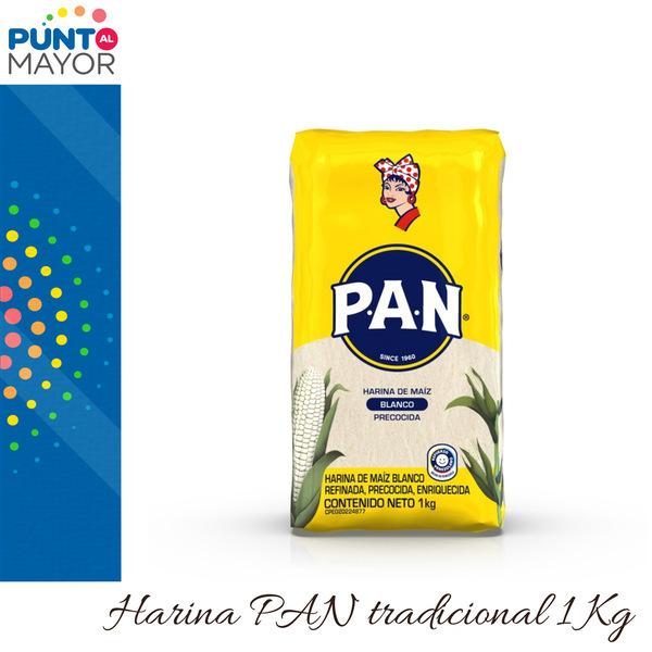 Bulto de 20 und de harina de maíz precocida PAN 1 kg TOP 10